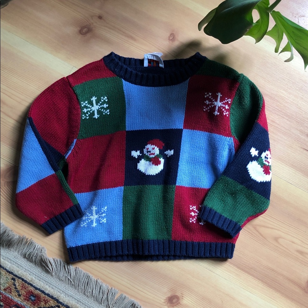 100% Cotton Vintage Talbots Christmas Sweater